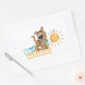 Puppy Scooby-Doo "Hallo Sunshine" Rechthoekige Sticker (Envelop)