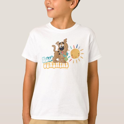 Puppy Scooby-Doo "Hallo Sunshine" T-shirt (Voorkant)