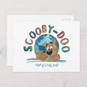 Puppy Scooby-Doo "One Groovy Pup" Briefkaart (Voorkant / Achterkant)