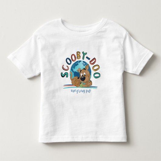 Puppy Scooby-Doo "One Groovy Pup" Kinder Shirts (Voorkant)