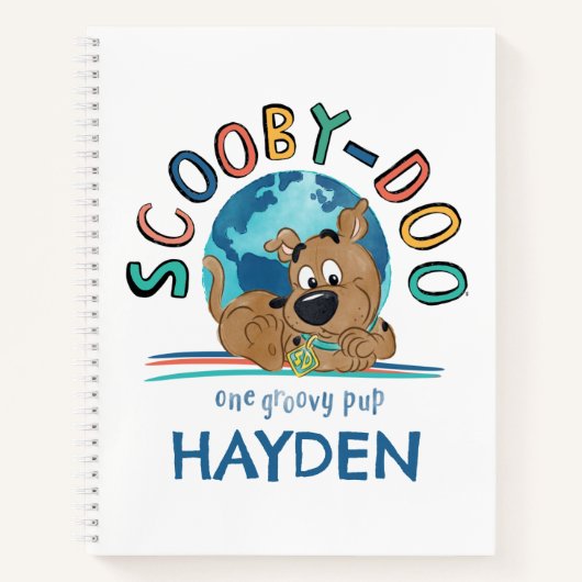 Puppy Scooby-Doo "One Groovy Pup" Notitieboek (Voorkant)