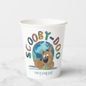 Puppy Scooby-Doo "One Groovy Pup" Papieren Bekers (Achterkant)