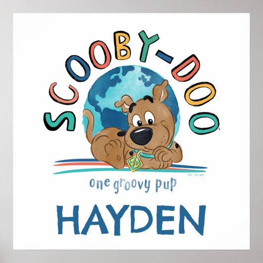 Puppy Scooby-Doo "One Groovy Pup" Poster (Voorkant)