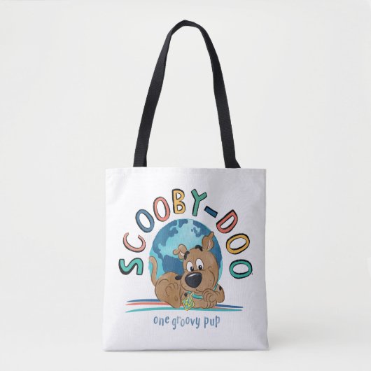 Puppy Scooby-Doo "One Groovy Pup" Tote Bag (Voorkant)
