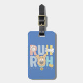 Puppy Scooby-Doo "Ruh Roh" Bagagelabel (Voorkant verticaal)