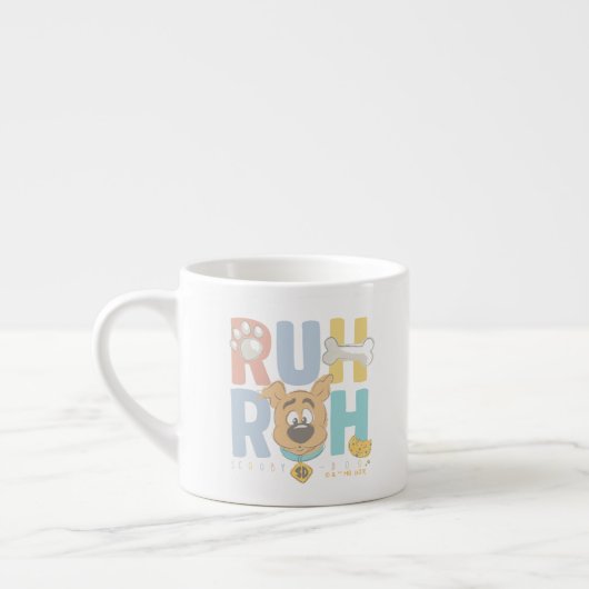 Puppy Scooby-Doo "Ruh Roh" Espresso Kop (Links)