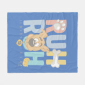 Puppy Scooby-Doo "Ruh Roh" Fleece Deken (Voorkant (Horizontaal))