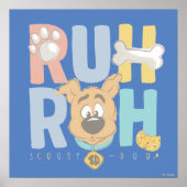 Puppy Scooby-Doo "Ruh Roh" Poster (Voorkant)