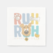 Puppy Scooby-Doo "Ruh Roh" Servet (Voorkant)
