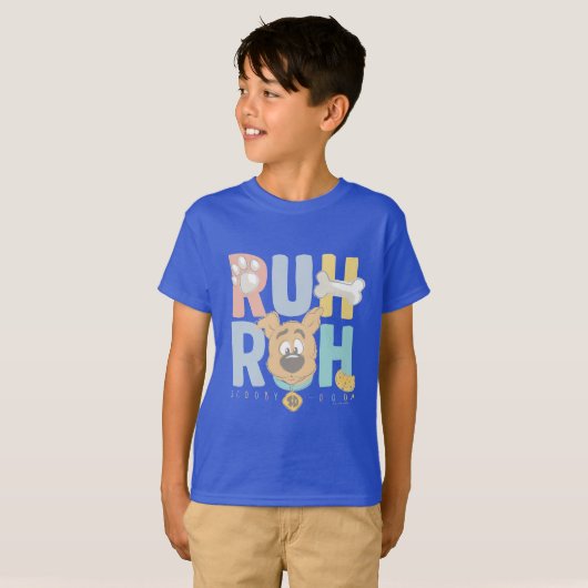Puppy Scooby-Doo "Ruh Roh" T-shirt (Voorkant volledig)