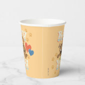 Puppy Scooby-Doo "Ruv you" Papieren Bekers (Rechts)