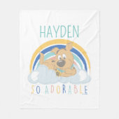 Puppy Scooby-Doo "Zo Schattig" Fleece Deken (Voorkant)