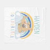 Puppy Scooby-Doo "Zo Schattig" Fleece Deken (Voorkant (Horizontaal))