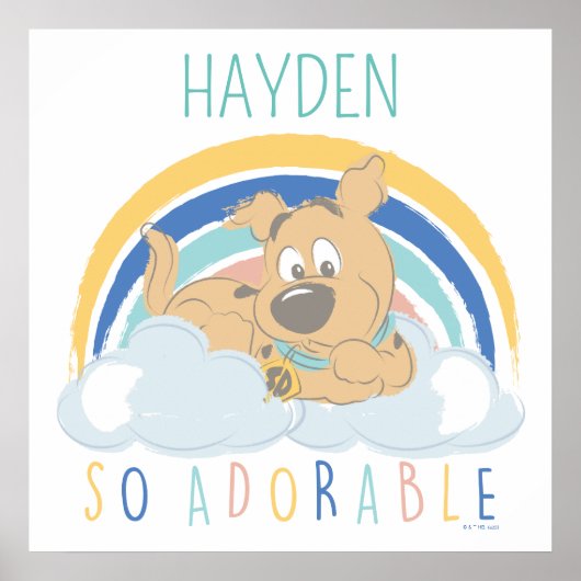 Puppy Scooby-Doo "Zo Schattig" Poster (Voorkant)