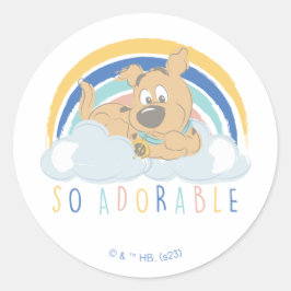 Puppy Scooby-Doo "Zo Schattig" Ronde Sticker