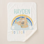 Puppy Scooby-Doo "Zo Schattig" Sherpa Deken (Voorkant)