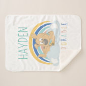 Puppy Scooby-Doo "Zo Schattig" Sherpa Deken (Voorkant (horizontaal))