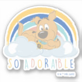 Puppy Scooby-Doo "Zo Schattig" Sticker (Voorkant)