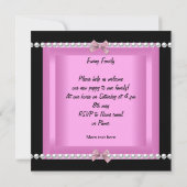 Puppy Shower Cute Dog Roze Kaart (Achterkant)