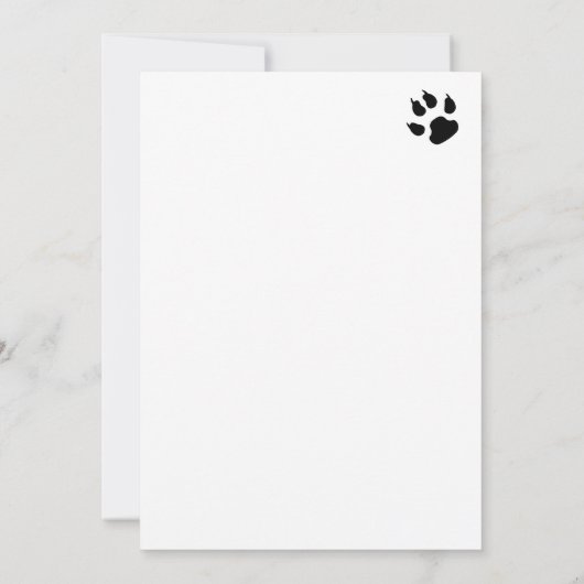 Puppy Shower Cute Personalized Dog Adoption Kaart (Achterkant)