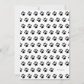 Puppy Shower Cute Personalized Dog Adoption Kaart (Achterkant)