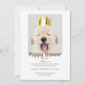 Puppy Shower Kaart (Voorkant)