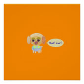 Puppy-Sinaasappel Perfect Poster (Voorkant)