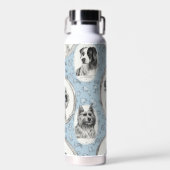 Puppy Sip Keramische Thermos Waterfles (Voorkant)