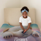 Puppy Slaping op een cloud Fleece Deken