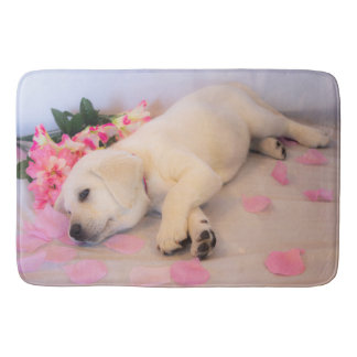 Puppy Sleep Flower 01 Badmat
