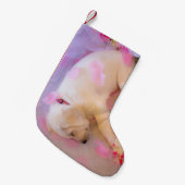 Puppy Sleepy Veil 01 Kleine Kerstsok (Voorkant (Hangend))