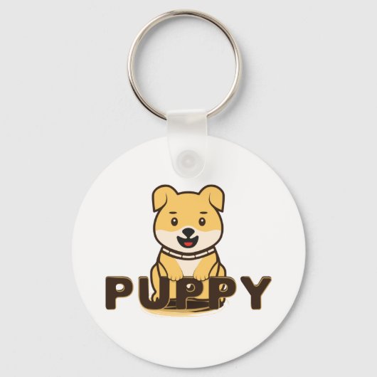 Puppy Sleutelhanger (Voorkant)