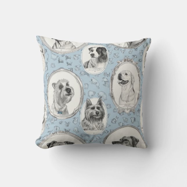 Puppy Snuggle Gooi Deken Kussen (Voorkant)