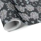 Puppy Socks Snowflake Wrapping Cadeaupapier (Rol Hoek)