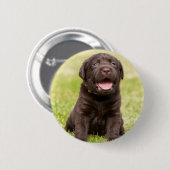 Puppy soft dog ronde button 5,7 cm (Voorkant /achterkant)