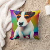 Puppy Sparkle-Up van de Terrier Cute Kussen (Deken)