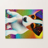 Puppy Sparkle-Up van de Terrier Cute Legpuzzel (Horizontaal)