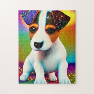 Puppy Sparkle-Up van de Terrier Cute Legpuzzel