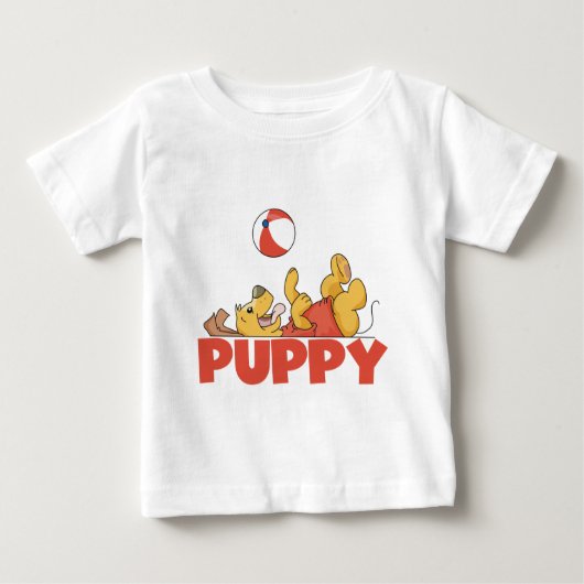 Puppy speelt T-shirts en geschenken (Voorkant)