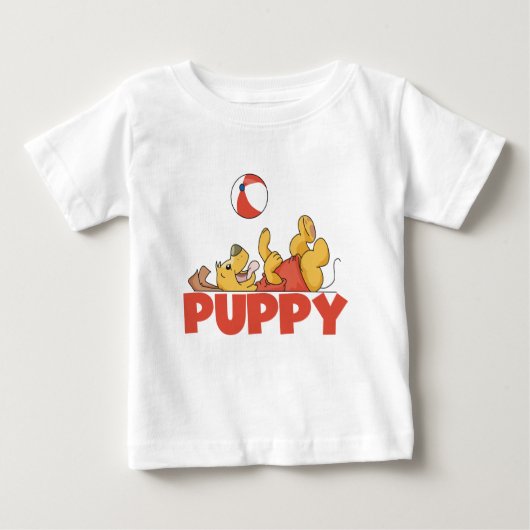 Puppy speelt T-shirts en geschenken (Voorkant)