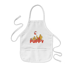 Puppy speelt T-shirts en geschenken Kinder Schort