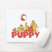 Puppy speelt T-shirts en geschenken Muismat (Met muis)