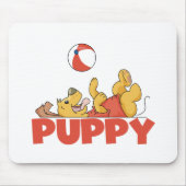 Puppy speelt T-shirts en geschenken Muismat (Voorkant)