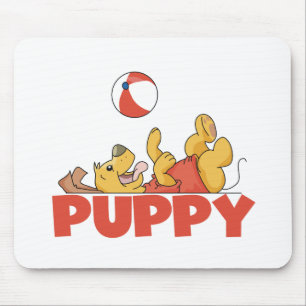 Puppy speelt T-shirts en geschenken Muismat
