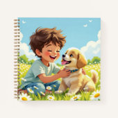 Puppy Spelen Notitieboek (Voorkant)