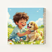 Puppy Spelen Notitieboek (Achterkant)