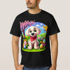 Puppy Springtime T-shirt