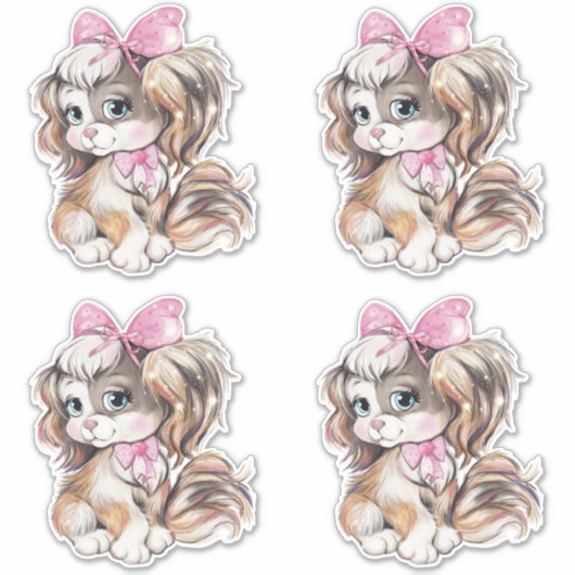 Puppy Sticker (Voorkant)