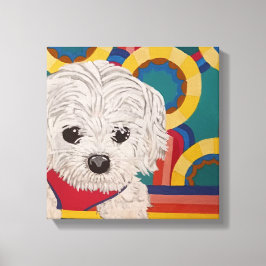 Puppy Stretched Canvas Print