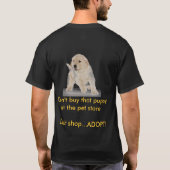 puppy t-shirt (Achterkant)